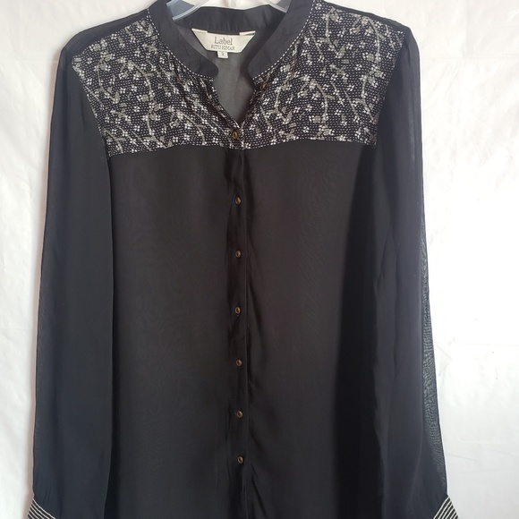 LABEL RITU KUMAR Black Sheer Top
Size 3 NWOT - Picture 4 of 8